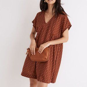 Madewell Dress Jacquard Dolman Sleeve Mini Dress XS